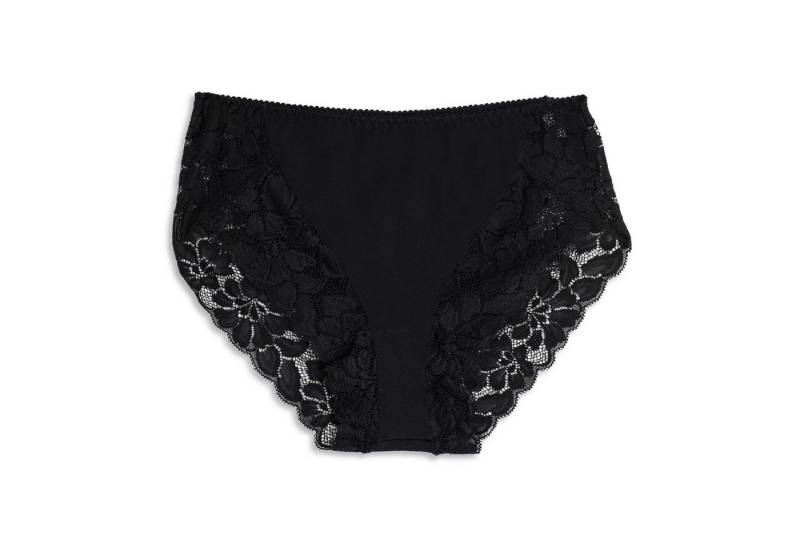 Cotonella Midislip COTONELLA adc89 2 STÜCK Midi Slip mit Spitze MY PIZZO 40-46 schwarz von Cotonella