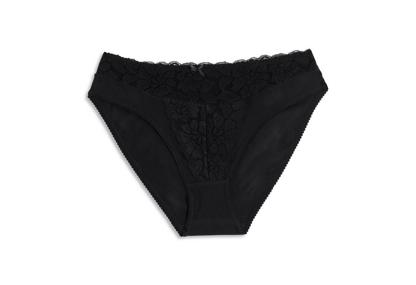 Cotonella Slip COTONELLA adc88 2 STÜCK Slip mit Spitze MY PIZZO 40-46 schwarz von Cotonella