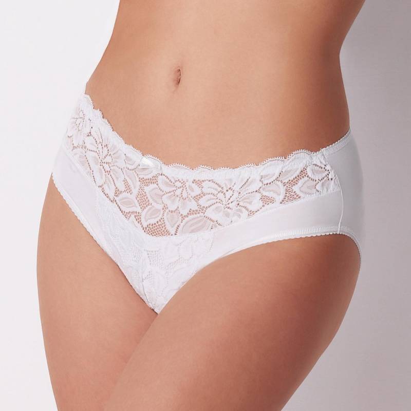 Cotonella Slip COTONELLA adc88 2 STÜCK Slip mit Spitze MY PIZZO 40-46 weiss von Cotonella