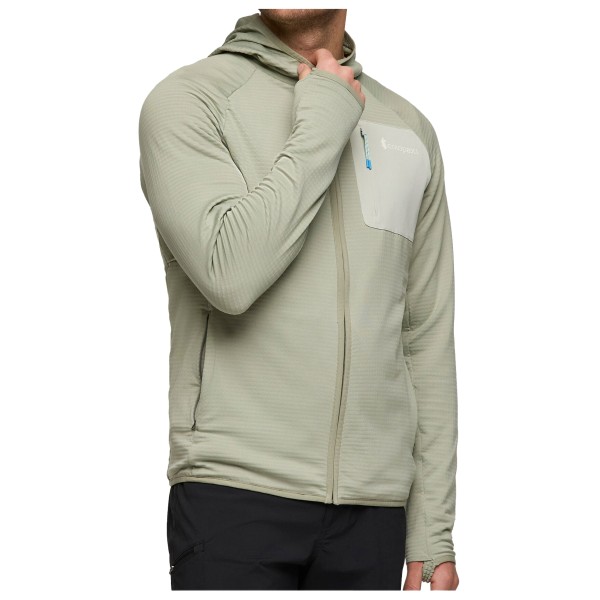 Cotopaxi - Otero Fleece Full-Zip Hooded Jacket - Fleecejacke Gr XL grau von Cotopaxi