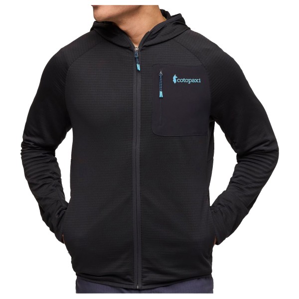 Cotopaxi - Otero Fleece Full-Zip Hooded Jacket - Fleecejacke Gr XL schwarz von Cotopaxi