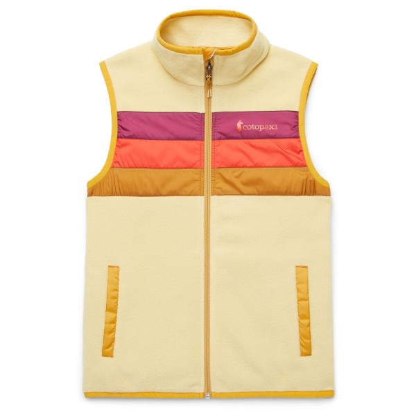 Cotopaxi - Women's Teca Fleece Vest - Fleecepullover Gr L;S;XL;XS beige;türkis von Cotopaxi