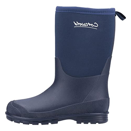 Cotswold Kids Hilly Neoprene Wellington Boot Navy Size UK 1 EU 33 von Cotswold