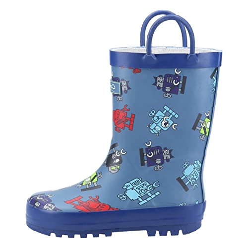 Cotswold Kids Puddle Waterproof Pull On Boot Robot Size UK 10.5 EU 29 von Cotswold