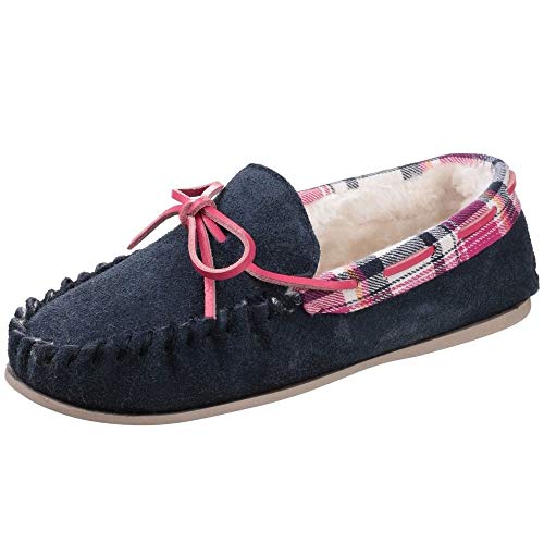 Cotswold TPR Kilkenny Damen Slipper Schuhe Moccasins Damenschuhe Halbschuhe Marineblau EUR 39 von Cotswold