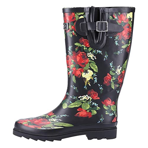 Cotswold Womens Blossom Welly Red Size UK 5 EU 38 von Cotswold