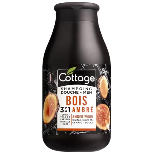Cottage 3-in-1-Dusch-Shampoo für Herren, Bernsteinholz, 250 ml, hergestellt in Frankreich Cottage 3-in-1-Dusch-Shampoo für Herren, Bernsteinholz, 250 ml, hergestellt in Frankreich von Cottage