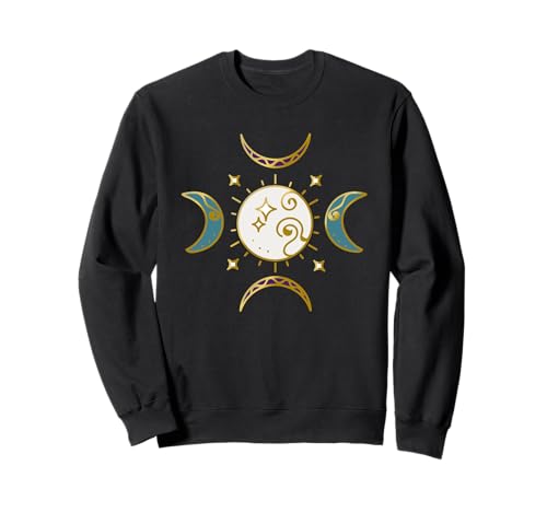 Moon Phases Sun Stars Cottagecore Aesthetic Clothes Women Sweatshirt Moon Phases Sun Stars Cottagecore Aesthetic Clothes Women Sweatshirt von Cottagecore Aesthetic Clothes