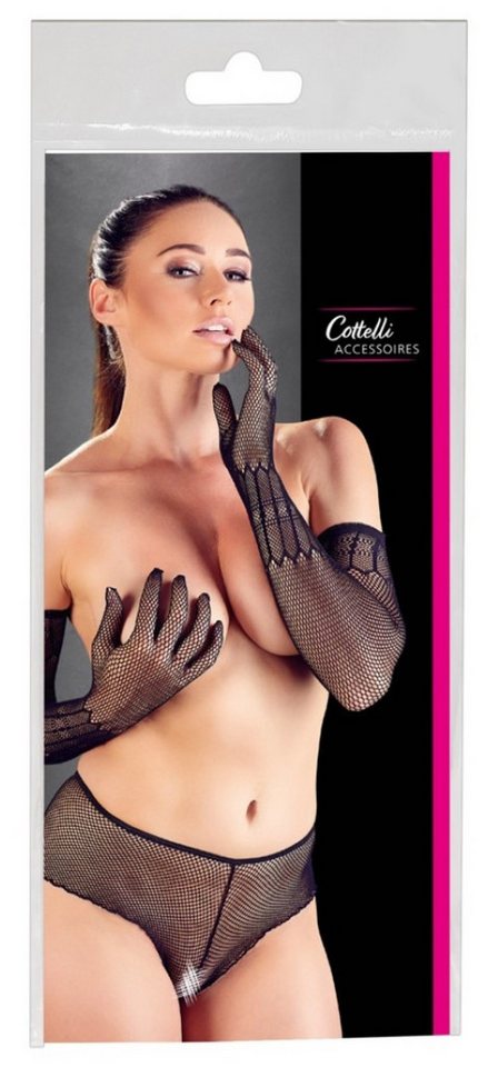 Cottelli ACCESSOIRES Abendhandschuhe Cottelli ACCESSOIRES - Netzhandschuhe S - L von Cottelli ACCESSOIRES