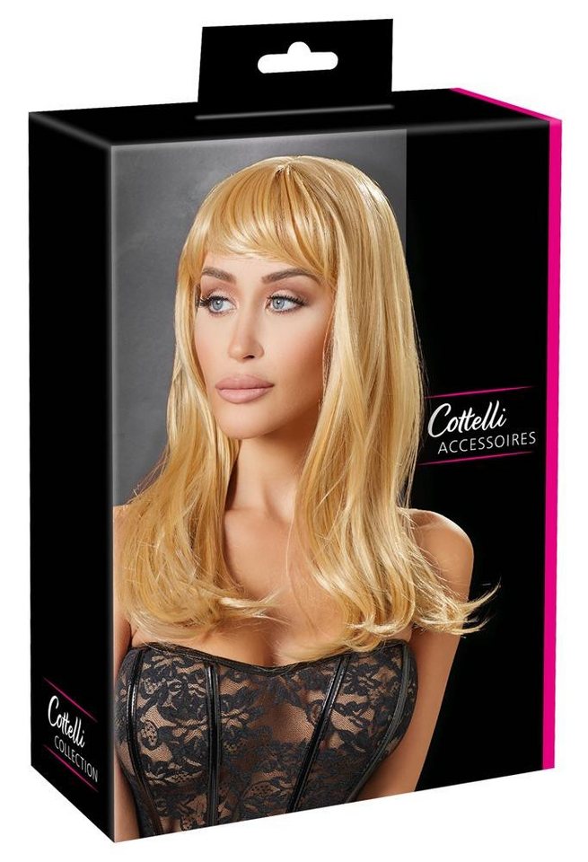 Cottelli ACCESSOIRES Kunsthaarperücke Perücke blond, lang von Cottelli ACCESSOIRES