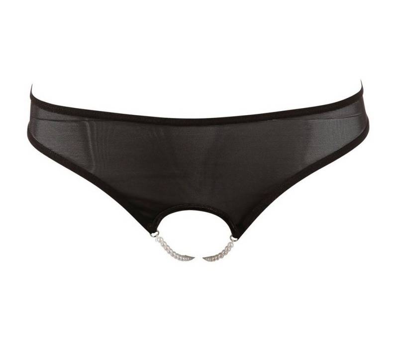 Cottelli Collection Slip Ouvert Perlen-Slip - schwarz (1-St) Mit zwei Perlenketten im Schritt von Cottelli Collection