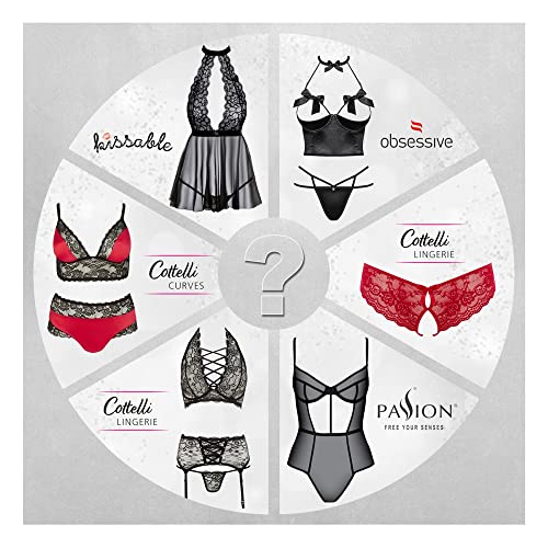 Orion Damen Leben als Gummizofe der Herrin Bustier, schwarz, 4XL Orion Damen Leben als Gummizofe der Herrin Bustier, schwarz, 4XL von Cottelli Collection