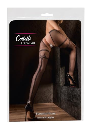 Cottelli LEGWEAR Damen Strumpfhose-25102511061 Strumpfhose, Schwarz, 2XL von Cottelli LEGWEAR