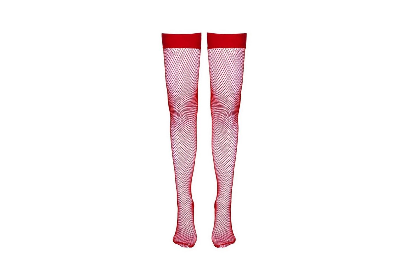 Cottelli LEGWEAR Halterlose Feinstrümpfe Cottelli LEGWEAR - Halterlose Strümpfe rot - (L,M von Cottelli LEGWEAR
