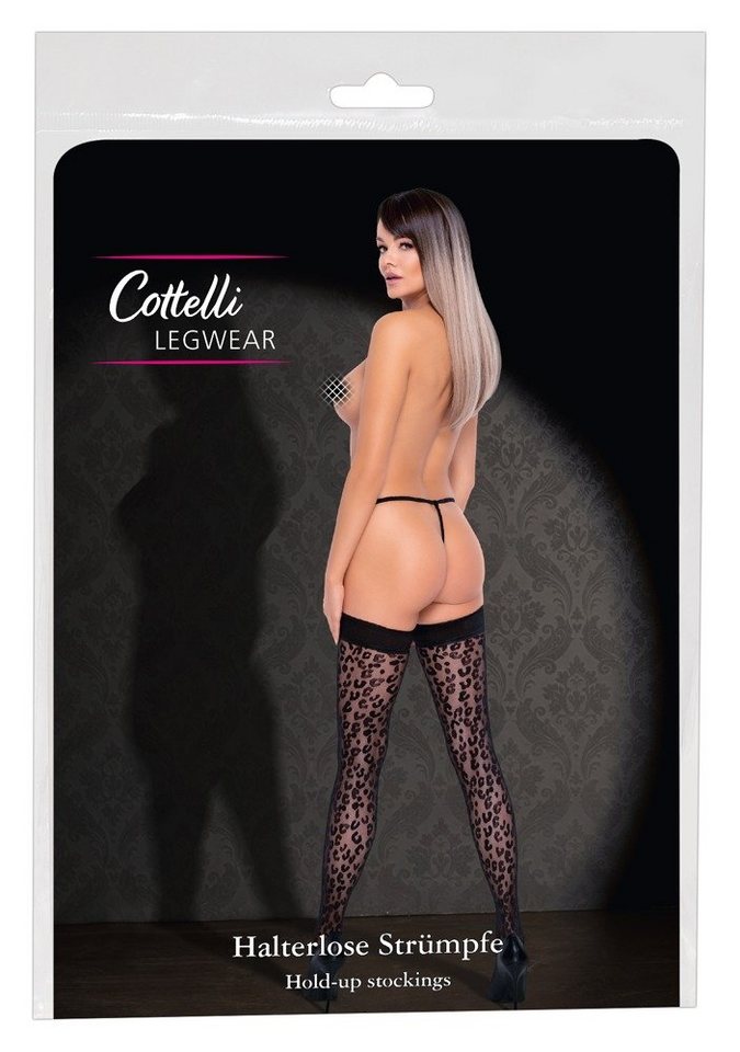 Cottelli LEGWEAR Halterlose Strümpfe Cottelli LEGWEAR - Halterlose Strümpfe leo - (2,3 von Cottelli LEGWEAR