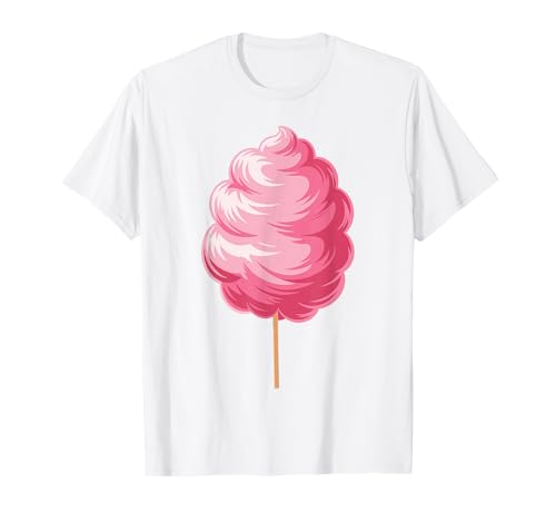 Rosafarbenes Baumwollhemd für Erwachsene, Kinder, Herren, Damen, Kostüm T-Shirt Rosafarbenes Baumwollhemd für Erwachsene, Kinder, Herren, Damen, Kostüm T-Shirt von Cotton Candy Costume Shirts