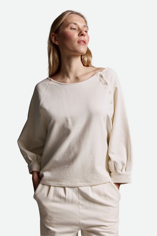 Cotton Candy Sweatshirt (1-tlg) mit Rundhalsausschnitt und 3/4 Ballonärmeln von Cotton Candy