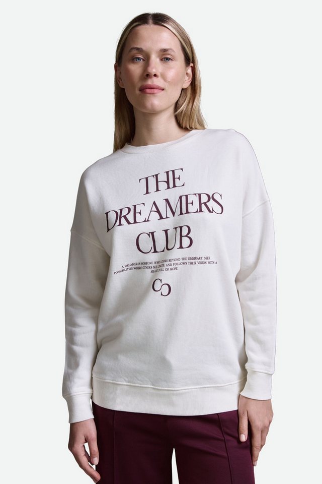 Cotton Candy Sweatshirt (1-tlg) mit Rundhalsausschnitt und Frontprint von Cotton Candy