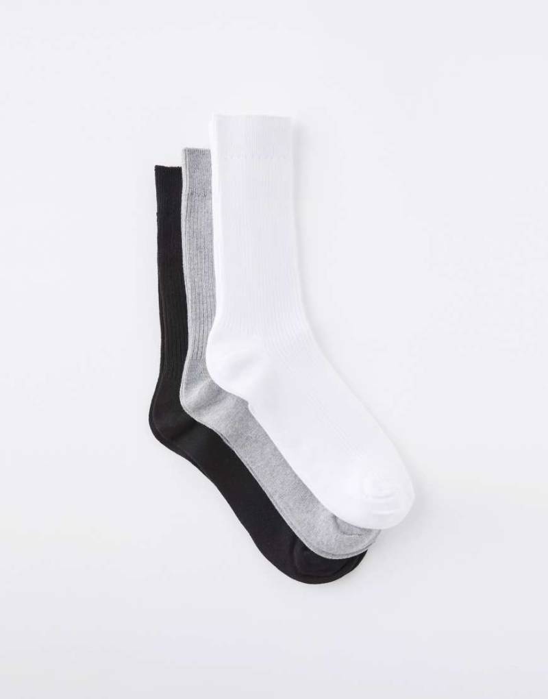 Cotton On - Easy - 3er-Pack Socken in verschiedenen Farben-Bunt von Cotton On