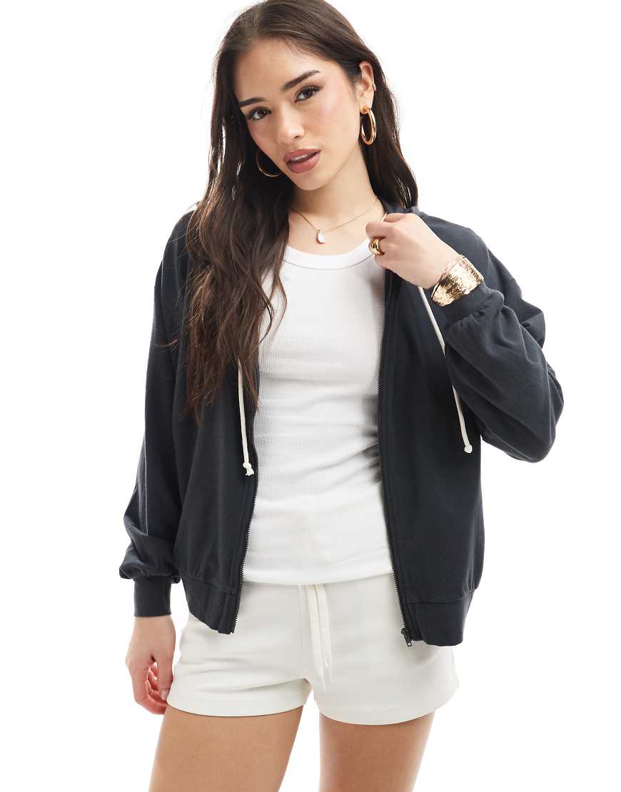 Cotton On - Leichter, superweicher Kapuzenpullover in Schwarz von Cotton On