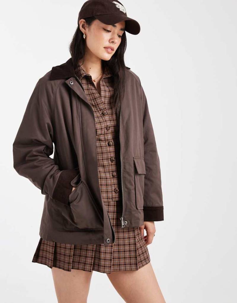 Cotton On - Marlow - Parka in verwaschenem Eichenbraun-Brown von Cotton On