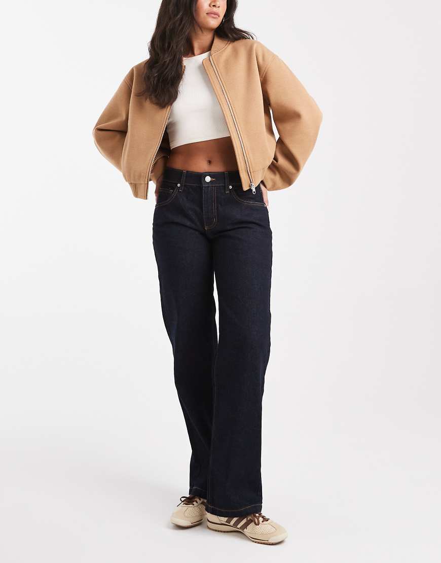 Cotton On - Straight Jeans in Blau mit niedrigem Bund von Cotton:On