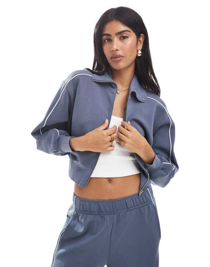 Cotton On - Ultimate - Weiche Jacke in Folkstone-Grau, Kombiteil von Cotton:On