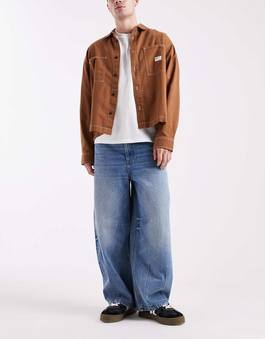 Cotton On - Weite Ballon-Jeans in Ono-Blau von Cotton On