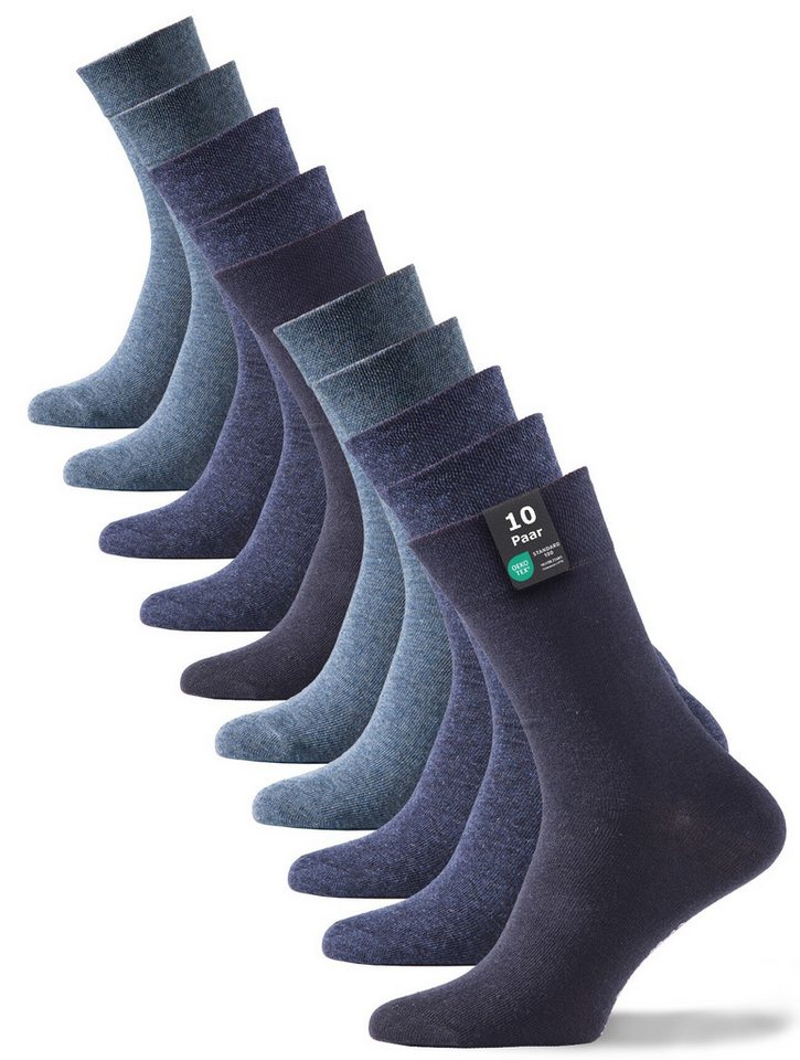 Cotton Prime® Socken Baumwollsocken - Back to Basic (10-Paar) in angenehmer Baumwollqualität von Cotton Prime®