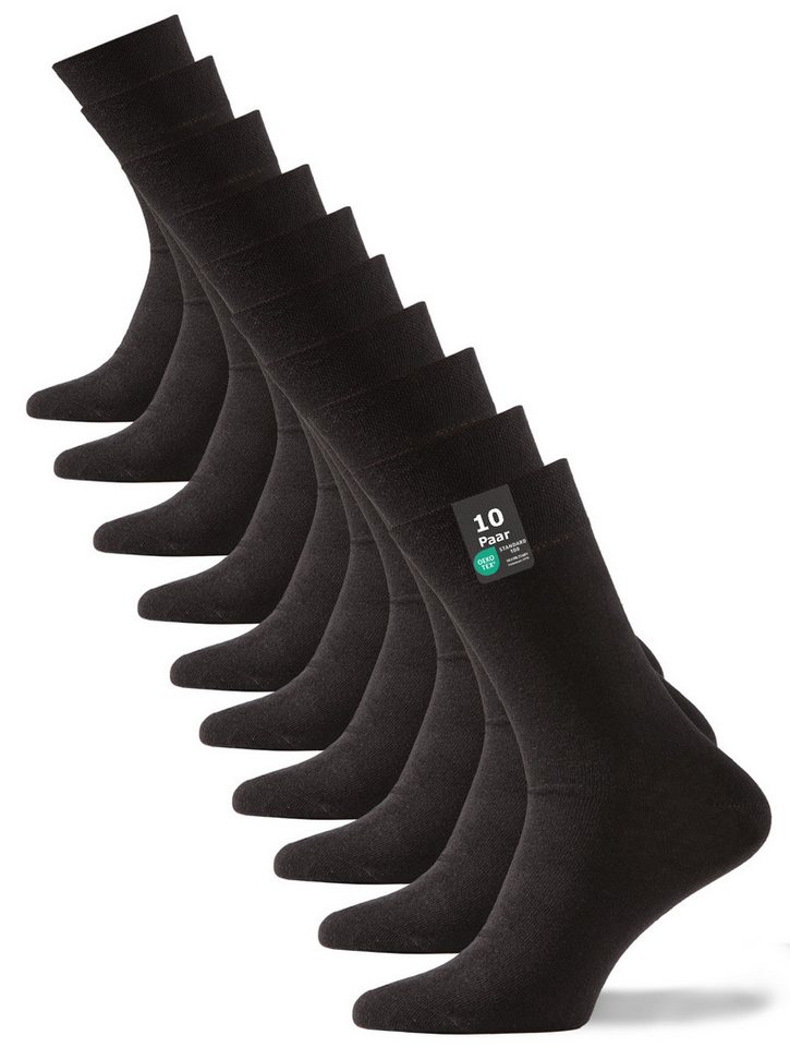 Cotton Prime® Socken Baumwollsocken - Back to Basic (10-Paar) in angenehmer Baumwollqualität von Cotton Prime®