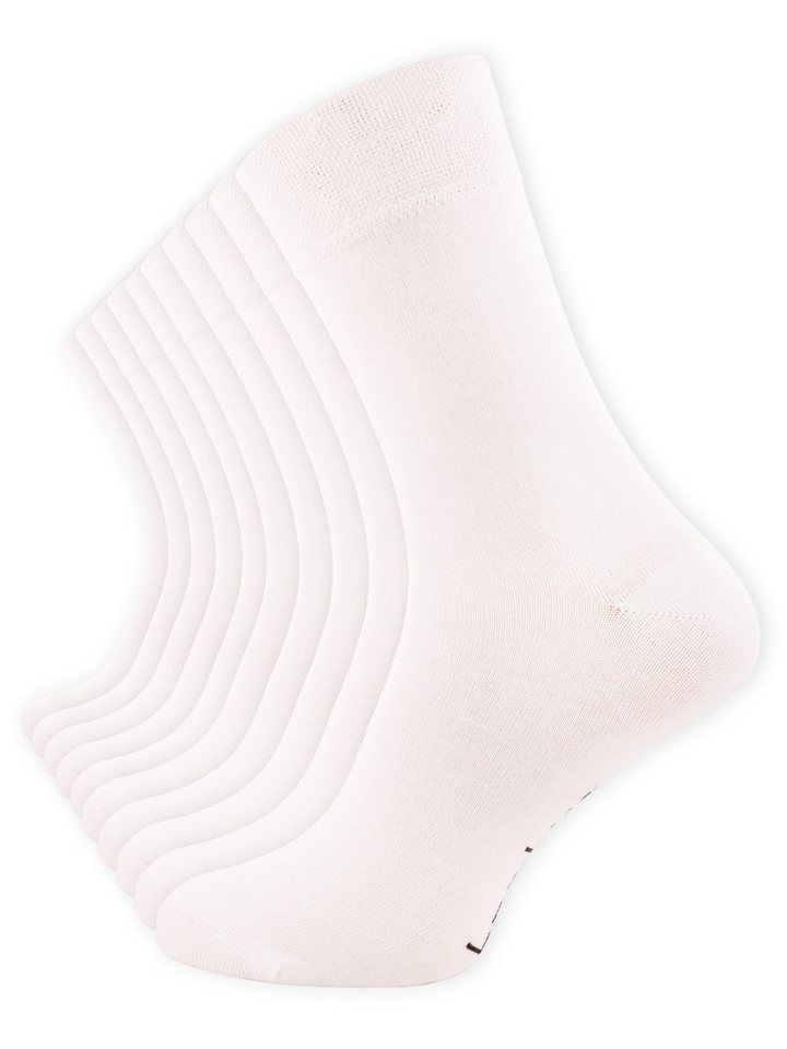 Cotton Prime® Socken Bambussocken ohne Gummibund (10-Paar) weich und atmungsaktiv durch Viskose von Cotton Prime®