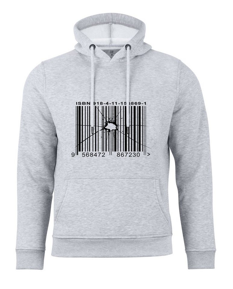 Cotton Prime® Hoodie Barcode - Out of Order mit weichem Innenfleece von Cotton Prime®