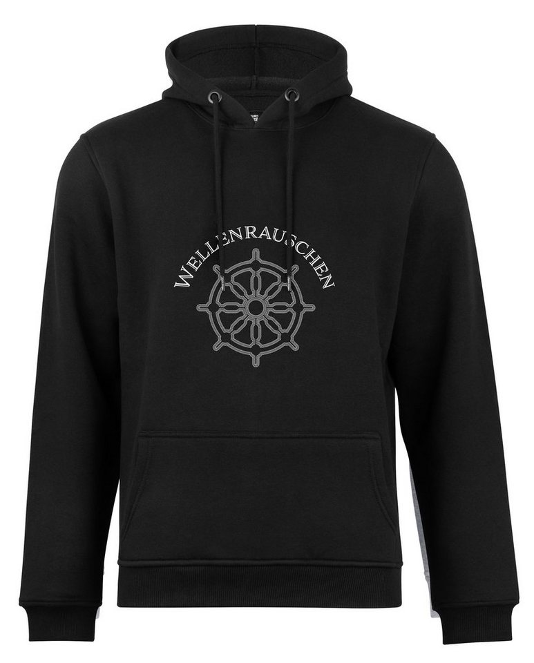 Cotton Prime® Hoodie Steuerrad - Wellenrauschen mit weichem Innenfleece von Cotton Prime®