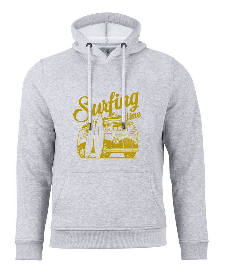 Cotton Prime® Hoodie Surf Time - Urlaub & Meer mit weichem Innenfleece von Cotton Prime®