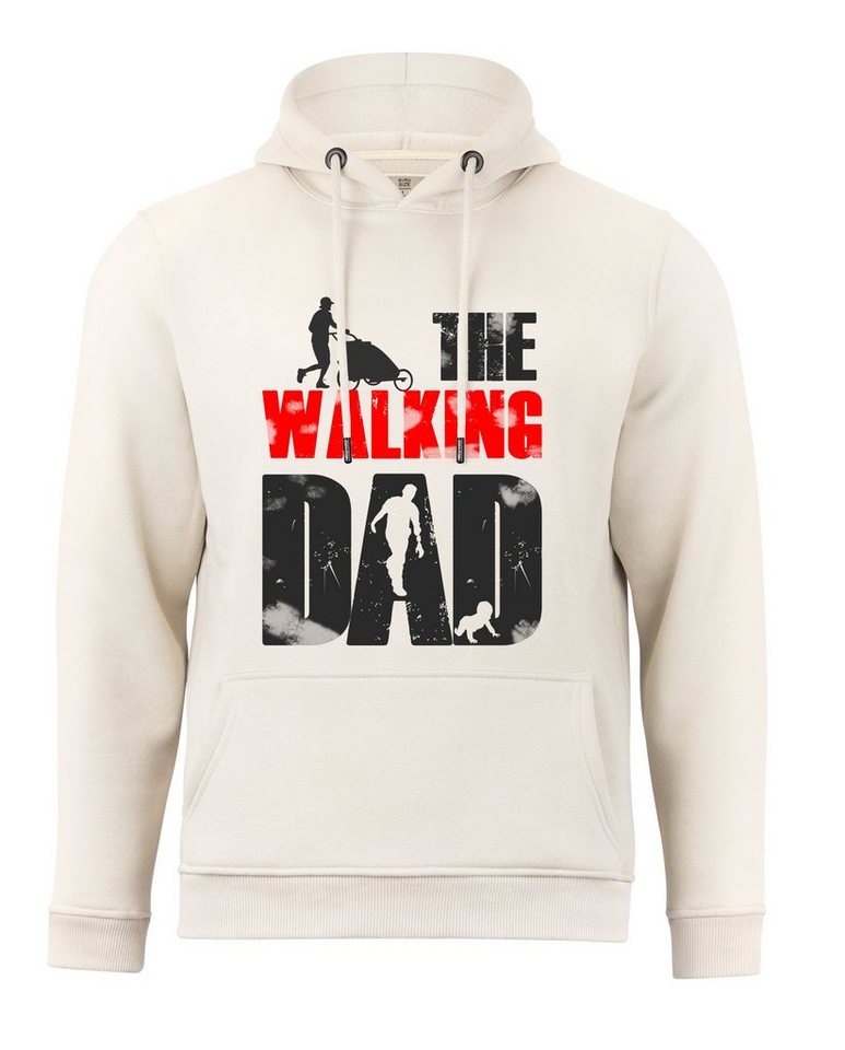 Cotton Prime® Hoodie THE WALKING DAD mit weichem Innenfleece von Cotton Prime®