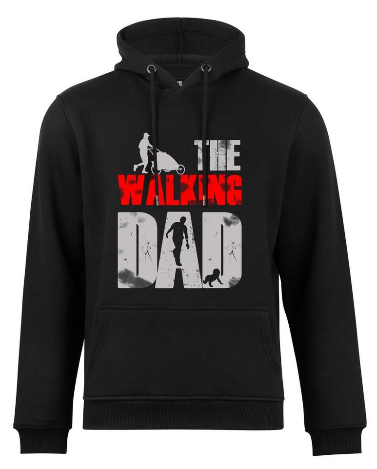 Cotton Prime® Hoodie THE WALKING DAD mit weichem Innenfleece von Cotton Prime®