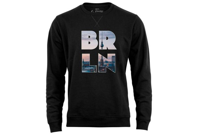 Cotton Prime® Hoodie Skyline Berlin - Weltenbummler Kollektion mit weichem Innenfleece von Cotton Prime®