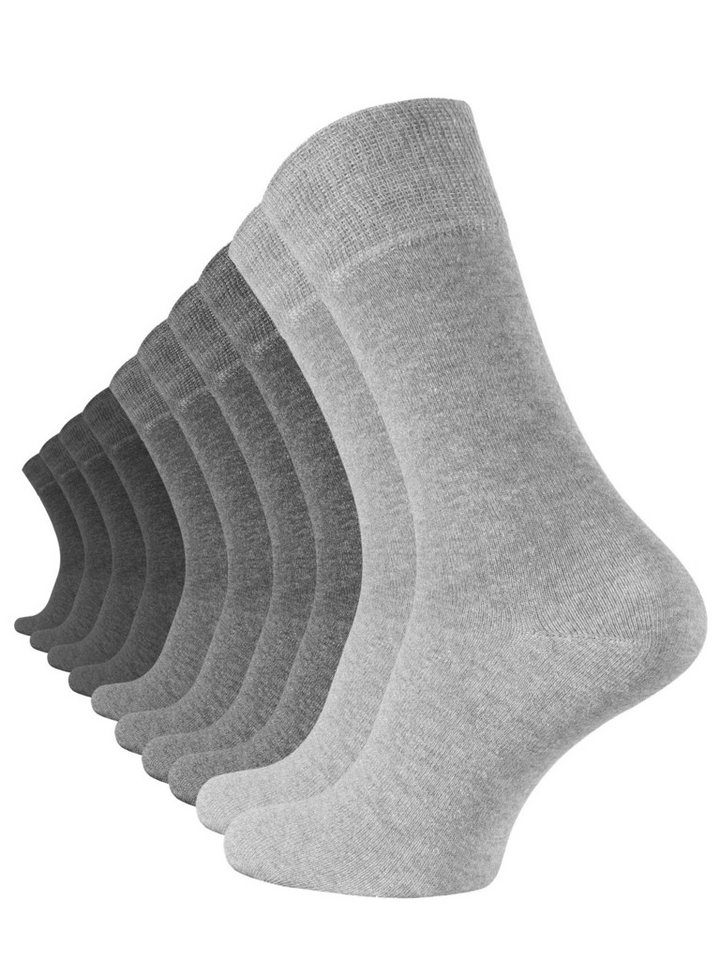 Cotton Prime® Socken Prime Cotton (10-Paar) breiter, druckfreier Komfortbund von Cotton Prime®