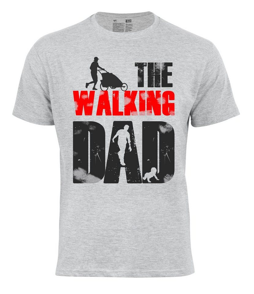 Cotton Prime® T-Shirt "THE WALKING DAD" von Cotton Prime®