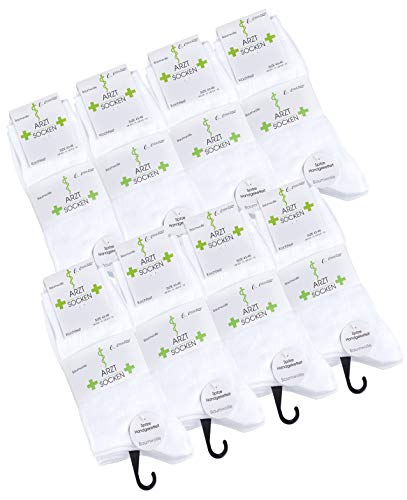 Cotton Prime 40 Paar Arzt - Socken für Herren in weiss von Cotton Prime