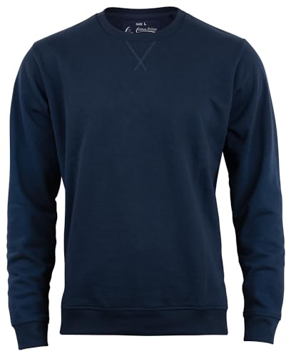 Cotton Prime Unisex Sweatshirt Pullover für Damen und Herren, Blau, Gr. XXL von Cotton Prime