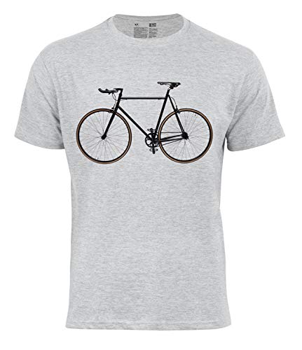 T-Shirt Bike - Fahrrad, Männer Shirt für Radfahrer, Grau Melànge, GR. XXL von Cotton Prime