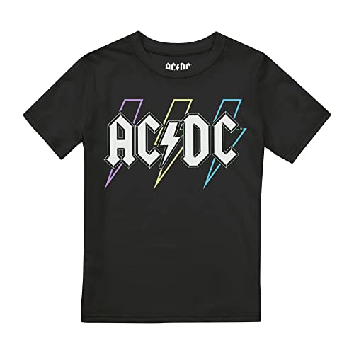 Cotton Soul ACDC Trip Bolt Jungen T-Shirt, Schwarz, Schwarz , L von Cotton Soul