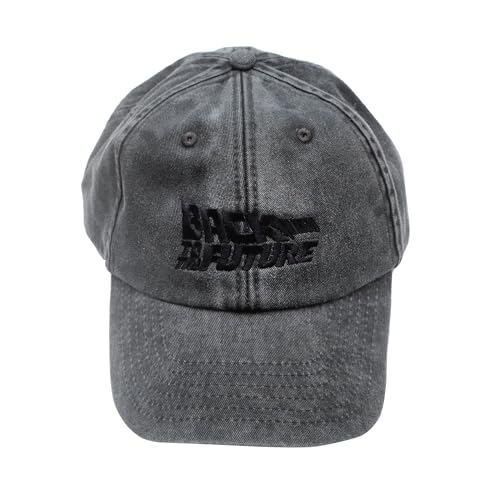 Cotton Soul Back to The Future Solid Logo Dad Cap, Black, One Size von Cotton Soul