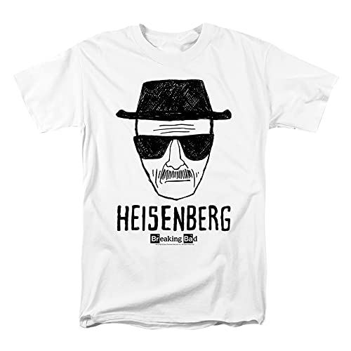 Cotton Soul Breaking Bad Heisenberg Unisex T-Shirt Weiß, weiß, S von Cotton Soul