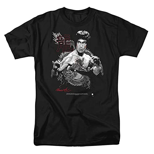 Cotton Soul Bruce Lee Dragon Unisex T-Shirt, Schwarz, Schwarz , L Cotton Soul Bruce Lee Dragon Unisex T-Shirt, Schwarz, Schwarz , L von Cotton Soul