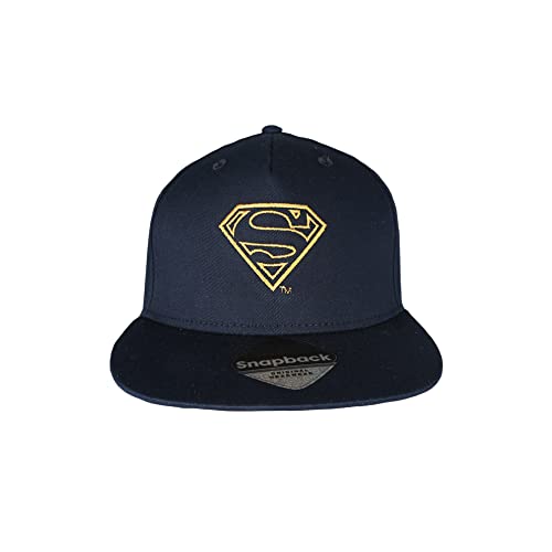 Cotton Soul DC Comics Superman Outline Snapback Cap, navy, Einheitsgröße von Cotton Soul