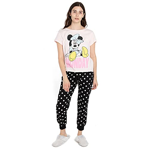 Cotton Soul Disney, Minnie Monday Damen-Schlafanzug, mehrfarbig, multi, 36 von Cotton Soul