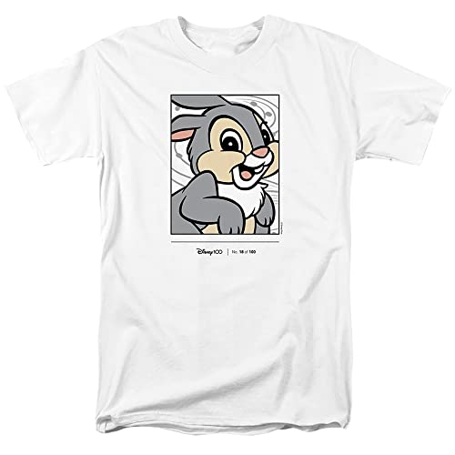 Cotton Soul Disney D100 Bambi Thumper Herren-T-Shirt, Weiß, weiß, M von Cotton Soul