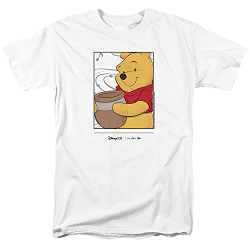 Cotton Soul Disney D100 Winnie The Pooh Herren-T-Shirt, Weiß, weiß, M von Cotton Soul